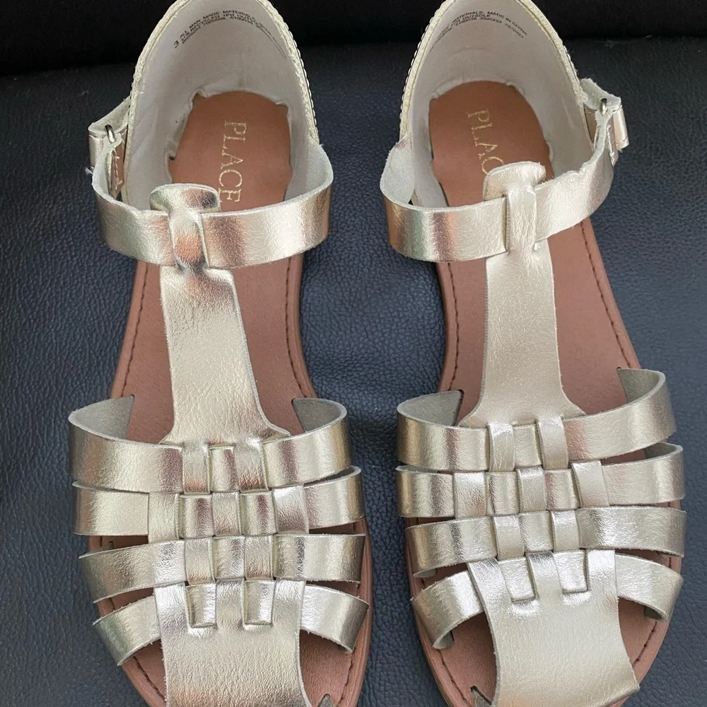 The Children's Place Gold Kids Sandals 3